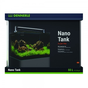 Dennerle Nano Tank Plant Pro 55 литров Аквариум панорамный (в комплекте фильтр, освещ)